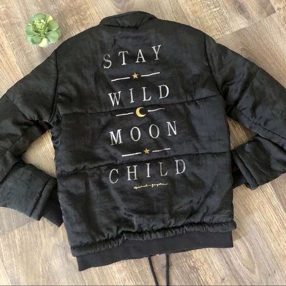 🌜Spiritual Gangster Stay Wild Moon Child Jacket - Picture 3 of 7
